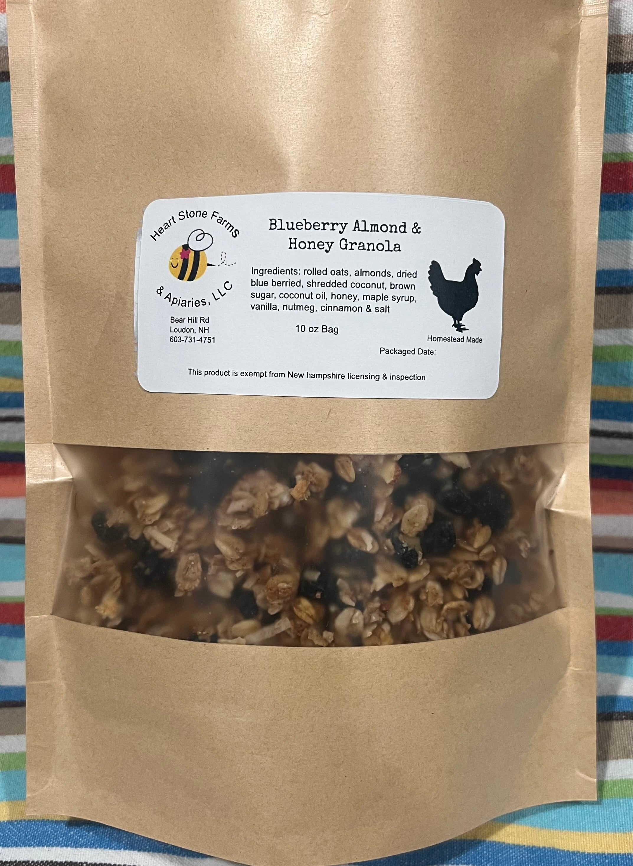 Blueberry Almond & Honey Granola