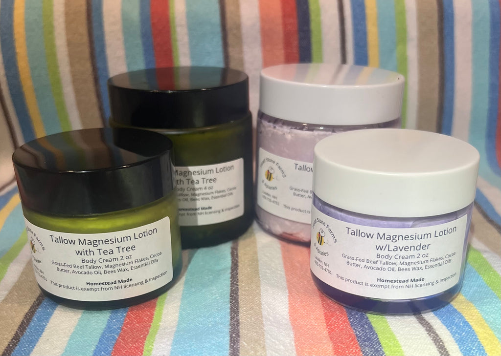Tallow Magnesium Lotion with Tea Tree