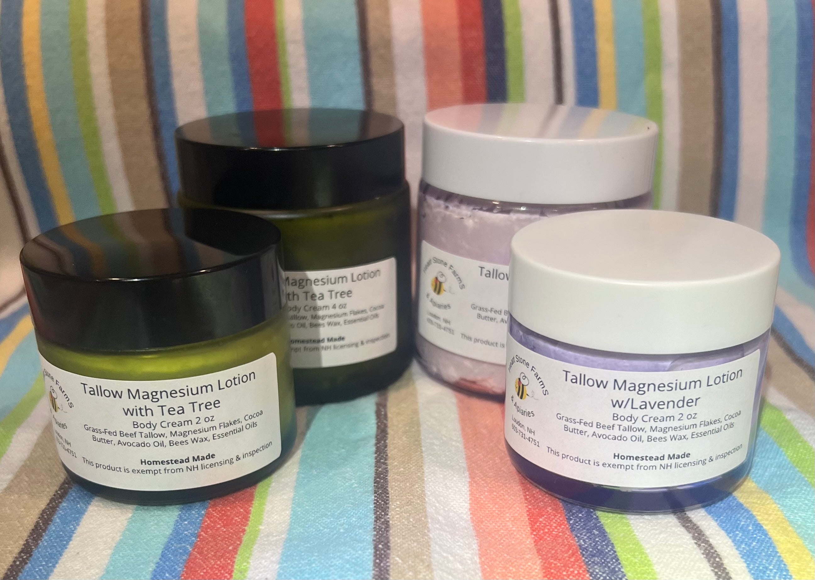 Tallow Magnesium Lotion with Lavender